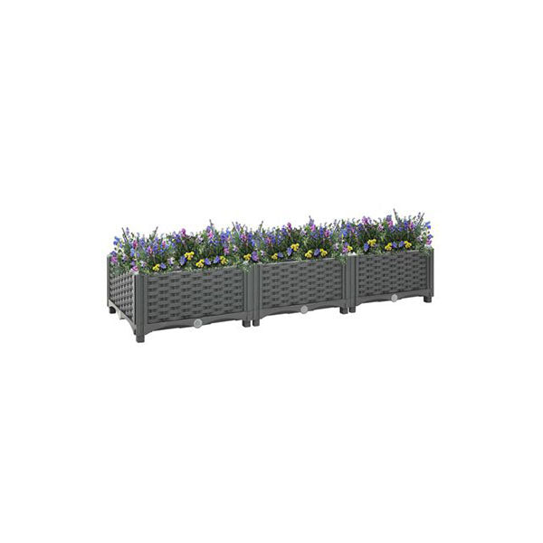 Raised Bed 120 X 40 X 23 Cm Polypropylene