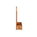Raised Bed With Trellis Solid Acacia Wood 85 X 38 X 150 Cm