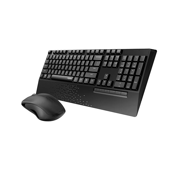 Rapoo X1960 Wireless Mouse And Keyboard Combo With Palm Rest – Simply ...