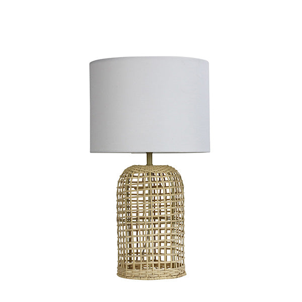 Rattan Lamp Base With Shade