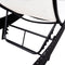 Rattan Sun Bed Textile - White