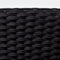 Rattan Sun Bed Textile - White