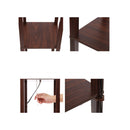 Reading Light Storage Organizer Walnut