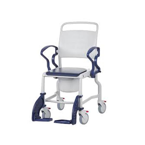 Rebotec Boston Wide Commode Chair Blue