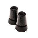 Rebotec Ferrules Crutch Tips Black Pairs