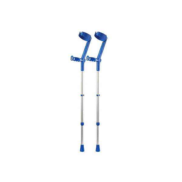 Rebotec Safe In Soft Forearm Crutches With Cuff And Hinge Pair