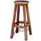 Reclaimed Solid Wood Bar Stool