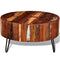 Reclaimed Solid Wood Round Coffee Table