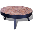 Reclaimed Teak Coffee Table Round