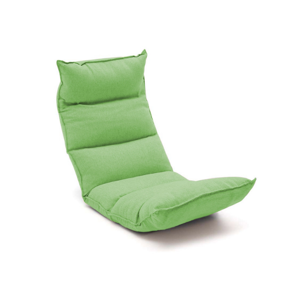 Foldable Tatami Floor Lounge Chair Recliner Lazy Couch Green