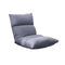 Lounge Floor Recliner Adjustable Lazy Sofa Bed Folding Chair Grey