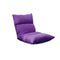 Lounge Floor Recliner Adjustable Lazy Sofa Bed Folding Chair Purple