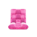 Floor Recliner Futon Couch Folding Chair Cushion Light Pink