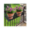 Rectangle Plant Holder Stand Hanging Pot Basket Garden Wall Rack Shelf