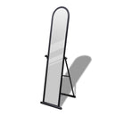 Rectangular Free Standing Floor Mirror Full Length - Black