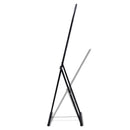 Rectangular Free Standing Floor Mirror Full Length - Black