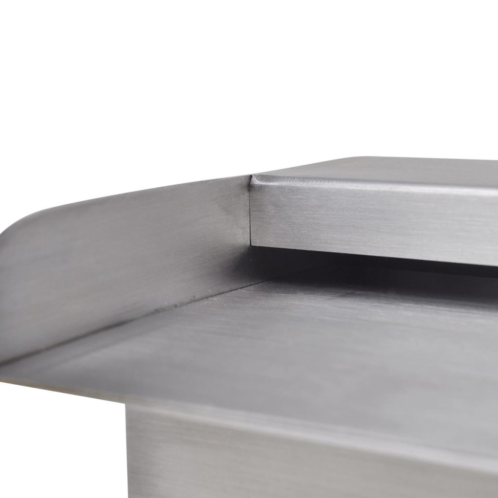 Rectangular Waterfall Pool Fountain Stainless Steel 45 Cm – Simply ...