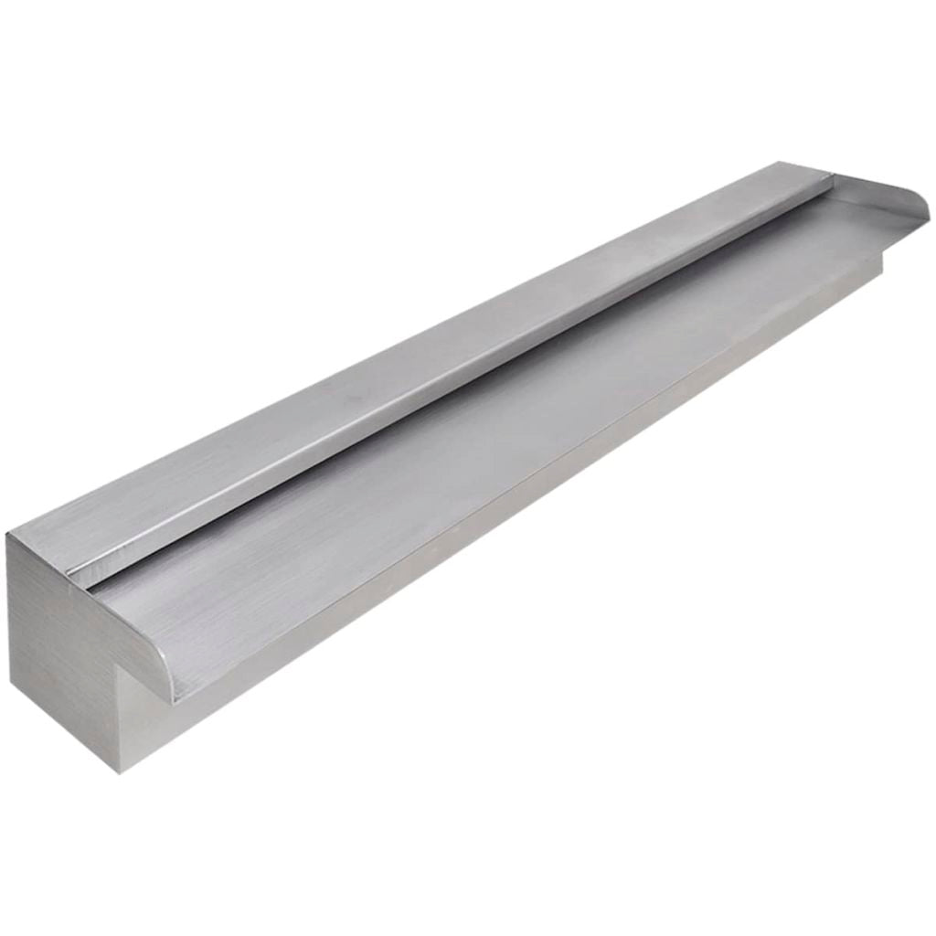 Rectangular Waterfall Pool Fountain Stainless Steel 90 Cm – Simply ...