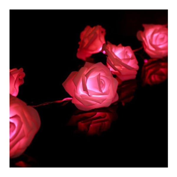 Red Rose Battery String Fairy Light Party Night Light Wedding Decor