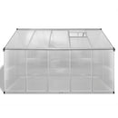 Reinforced Aluminum Greenhouse with Base Frame (7.55 m²)