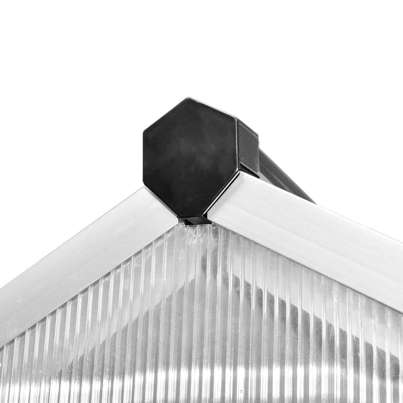 Reinforced Aluminum Greenhouse with Base Frame (7.55 m²)