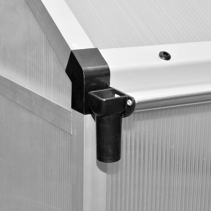 Reinforced Aluminum Greenhouse with Base Frame (7.55 m²)