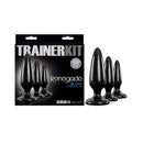 Renegade Pleasure Plug Trainer Kit Black Butt Plugs Set Of 3 Sizes