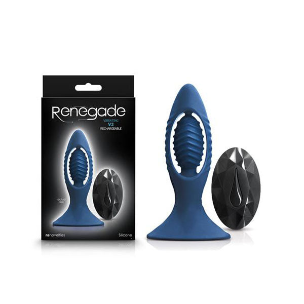 Renegade V2 Usb Rechargeable Vibrating Butt Plug With Remote