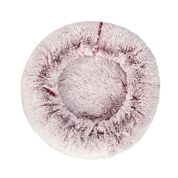 Replaceable Cover For Dog Calming Bed Nest Mat Soft Plush Kennel Pink