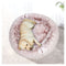 Replaceable Cover For Dog Calming Bed Nest Mat Soft Plush Kennel Pink