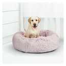 Replaceable Cover For Dog Calming Bed Nest Mat Soft Plush Kennel Pink