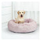 Replaceable Cover For Dog Calming Bed Nest Mat Soft Plush Kennel Pink