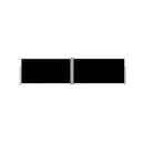 Retractable Side Awning 160 x 600 Cm - Black