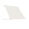 Retractable Awning 150 X 150 Cm Cream