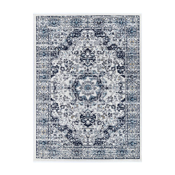 Rhone Emile Blue And Ivory Transitional Rug