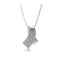 Ribbon Necklace With Zirconia