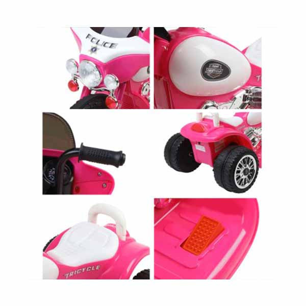 Rigo Kids Ride On Motorcycle Car Harley Style Electric Toy Police Bike