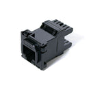 Serveredge Cat6 Utp Rj45 Australian Style Jack Black Pack Of 10