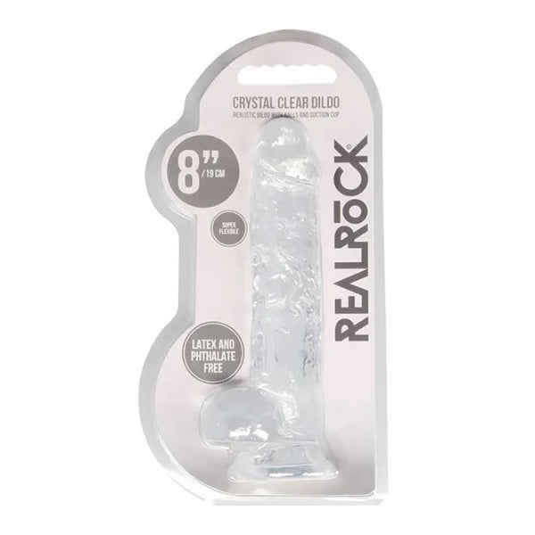 Realrock 8 Inches Realistic Dildo With Balls