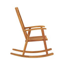 Rocking Chair With Cushions Solid Acacia Wood