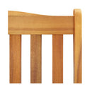 Rocking Chair With Cushions Solid Acacia Wood