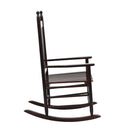 Rocking Chair With Curved Seat Wood