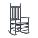 Rocking Chair With Curved Seat Wood