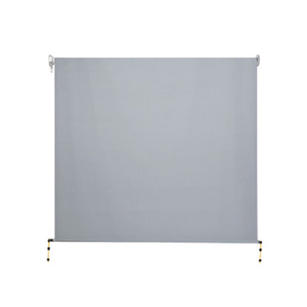 Outdoor Blind Window Privacy Screen Roll Down Awning Canopy Grey