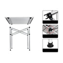 Roll Up Camping Table Foldable Portable Picnic Garden Bbq Desk 70Cm