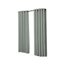 2 Pcs Room Darkening Blockout Curtains Panels 3 Layers Eyelet