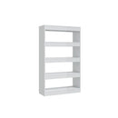 Room Divider High Gloss White 80 X 30 X 135 Cm Engineered Wood