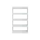 Room Divider High Gloss White 80 X 30 X 135 Cm Engineered Wood