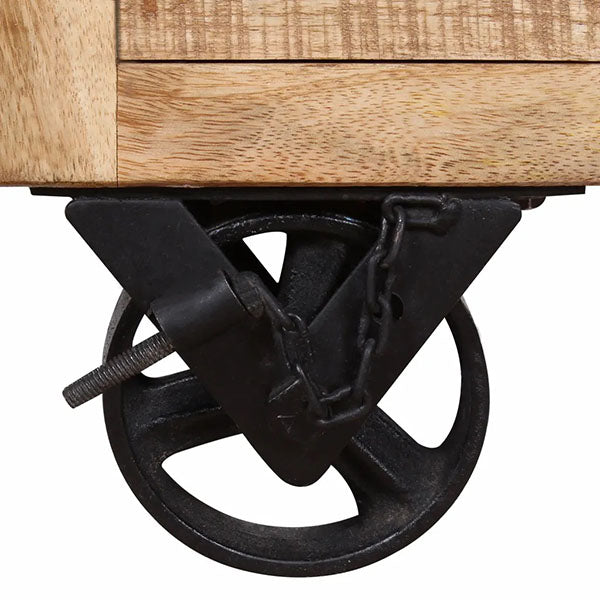 Rough Mango Wood Coffee Table 70x70x40cm