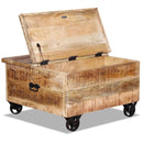 Rough Mango Wood Coffee Table 70x70x40cm